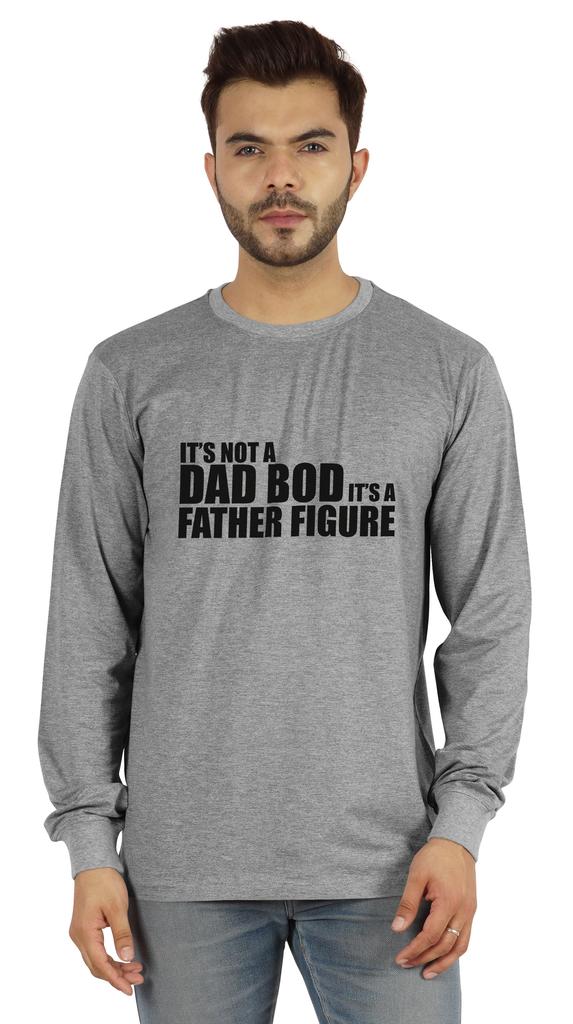 Inkmeso Мужская футболка It's Not A Dad Bod It's A Father Figure Смешные цитаты Папочка футболка