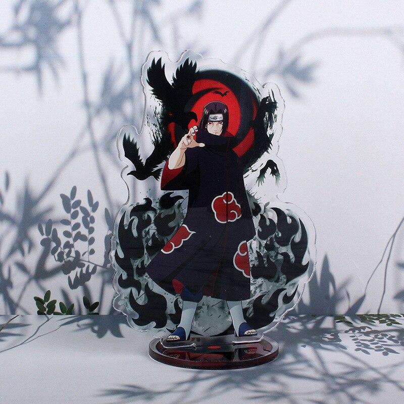 16cm Naruto Uzumaki Naruto Uchiha Sasuke Obito Itachi Madara Kakashi Anime Figures Acrylic Stand Decorations Model Toys