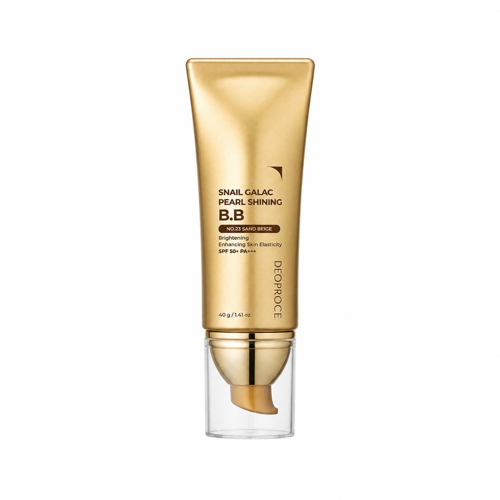 Deoproce Snail Galac-Tox Pearl Shining BB №21/№23 SPF50+ PA+++ 40г