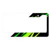 license plate frame with cool color scheme for World Rally Formula Races Personalized license plate cover can added with text 2 License Plate Covers