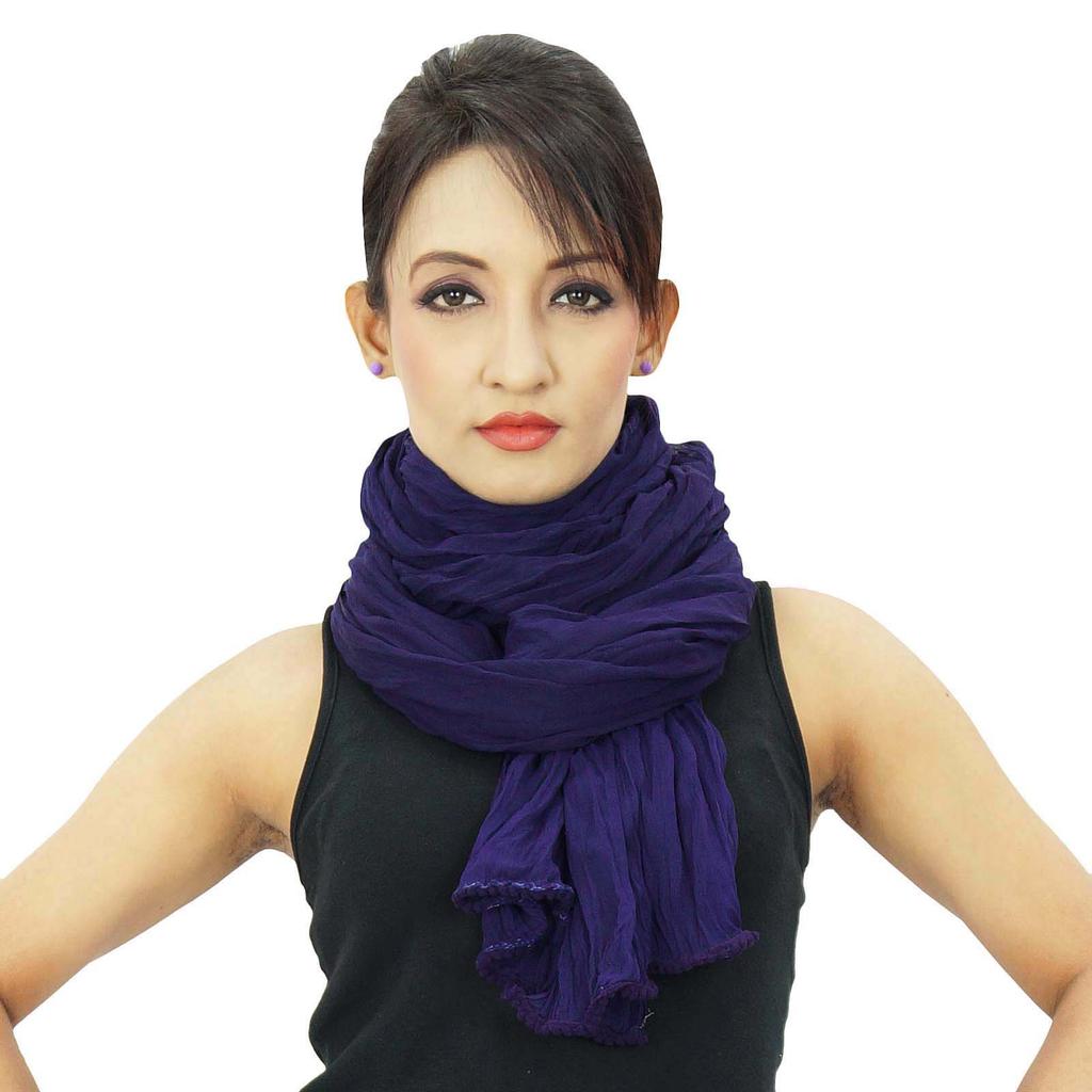 Длинные палантины из шифоновой смеси Dupatta, женские шарфы на шею, индийские шарфы Chunni