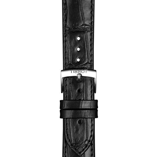 Tissot Черный Кожаный Ремешок Ушко 20мм T852.043.012