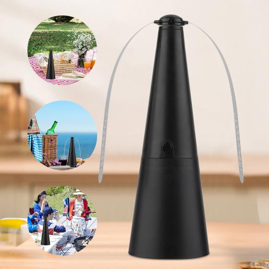 Fly Repellent Fan with Reflective Blades Portable Battery Operated Indoor Outdoor Tabletop Mosquito Fly Repellent Fan