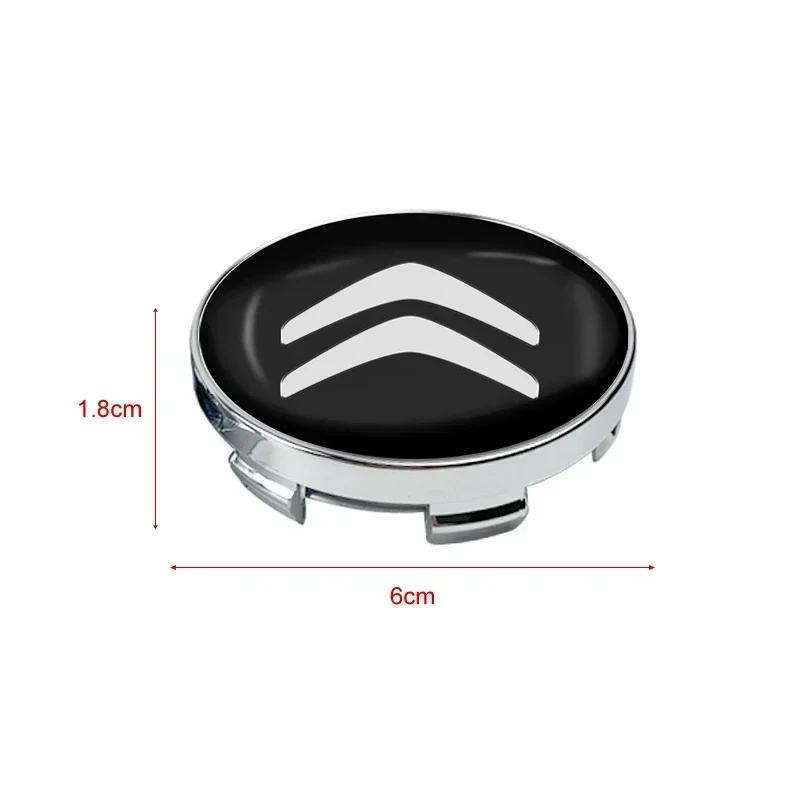 4Pcs Car Wheel Hub Center Caps Rims Car Series Auto Rims Wheels Cover For Citroen C2 C3 C4 C5 Berlingo Xsara DS3 DS4 DS5LS DS6