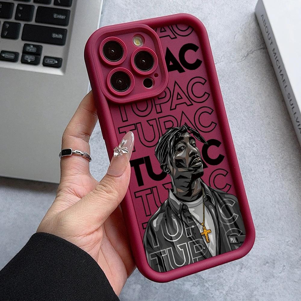 Rapper 2pac Singer Tupac Phone Case For Samsung Galaxy A16 A06 A35 A55 A25 A05s A15 A54 A34 A24 A14 4G 5G Soft TPU Back Cover
