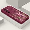 Чехол с цветочным узором для Samsung A57 A37 A17 A56 A36 A16 A55 A35 A15 A54 5G S21 FE S22 S23 S24 S25 Plus S26 Ultra Защитный чехол-бампер