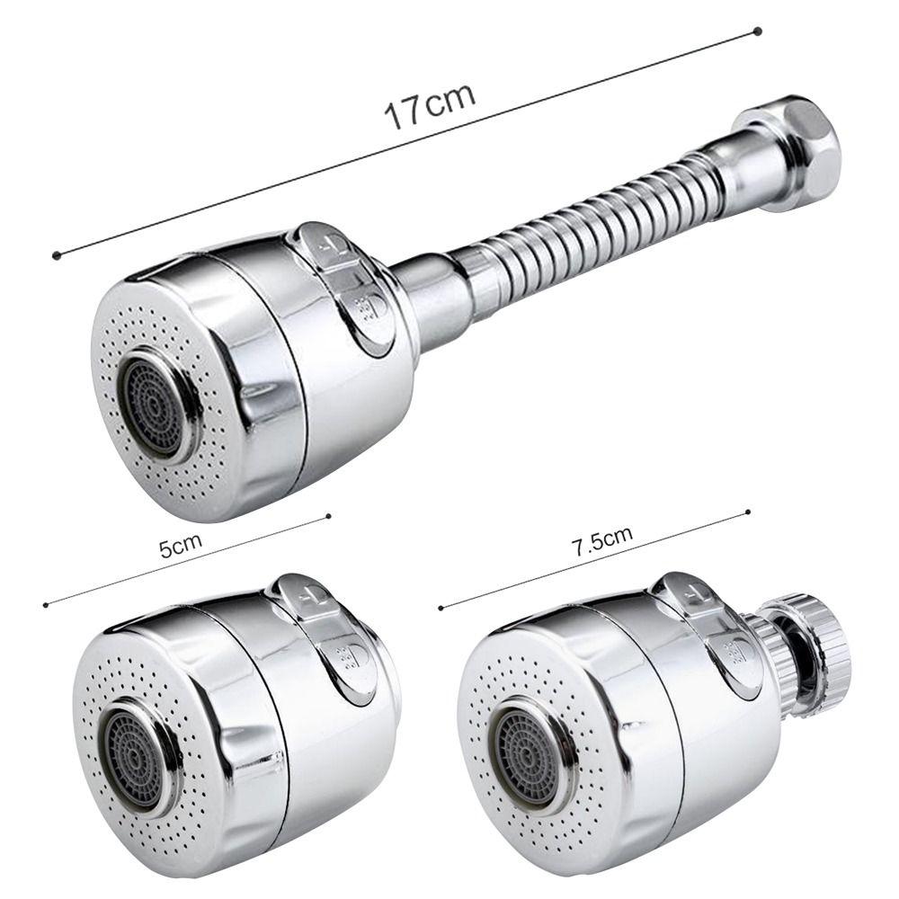 1Pcs Swivel Head Kitchen Faucet Nozzle 360 Rotatable Tap Aerator New Faucet Bubbler Water Saving