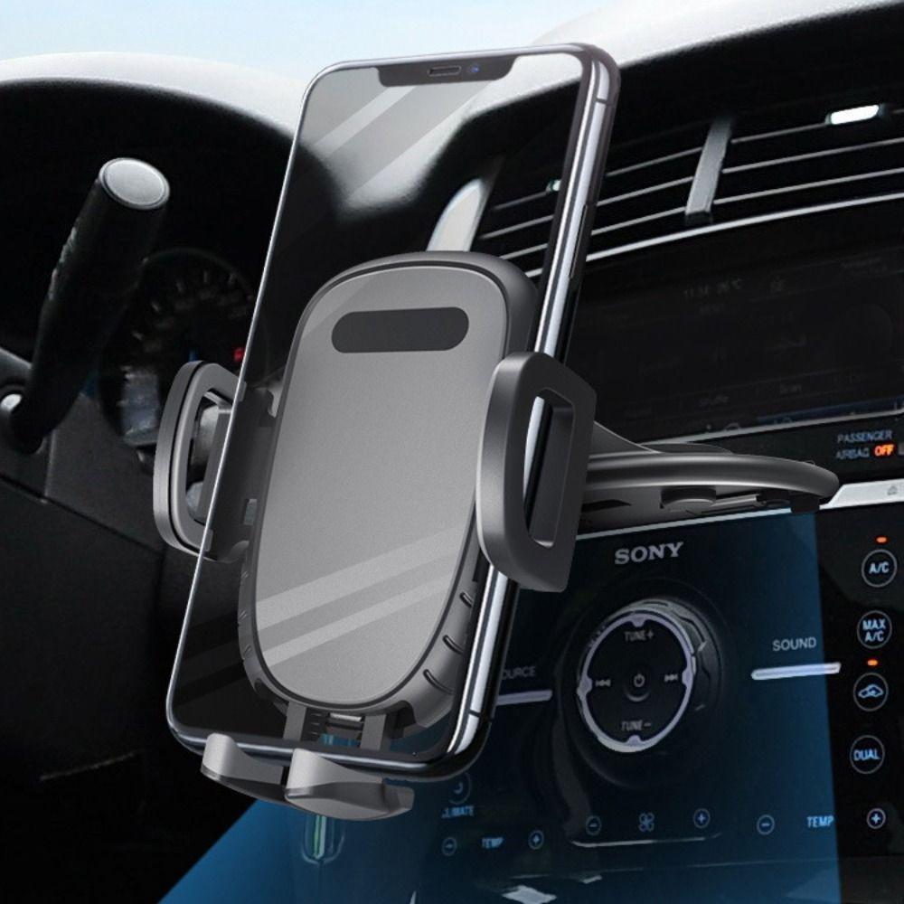 Universal in Car Mobile Phone 360 Degree Rotation Car Phone Holder CD Slot Car Phone Mount
