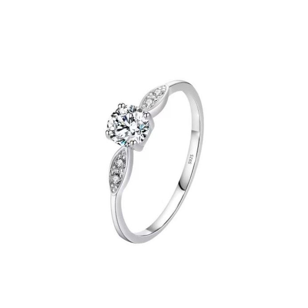 New 925 Silver Ring Zircon Shell Honey Jar Bow Ring Original S925 Finger Wedding Ring DIY Women's High Jewelry Gift