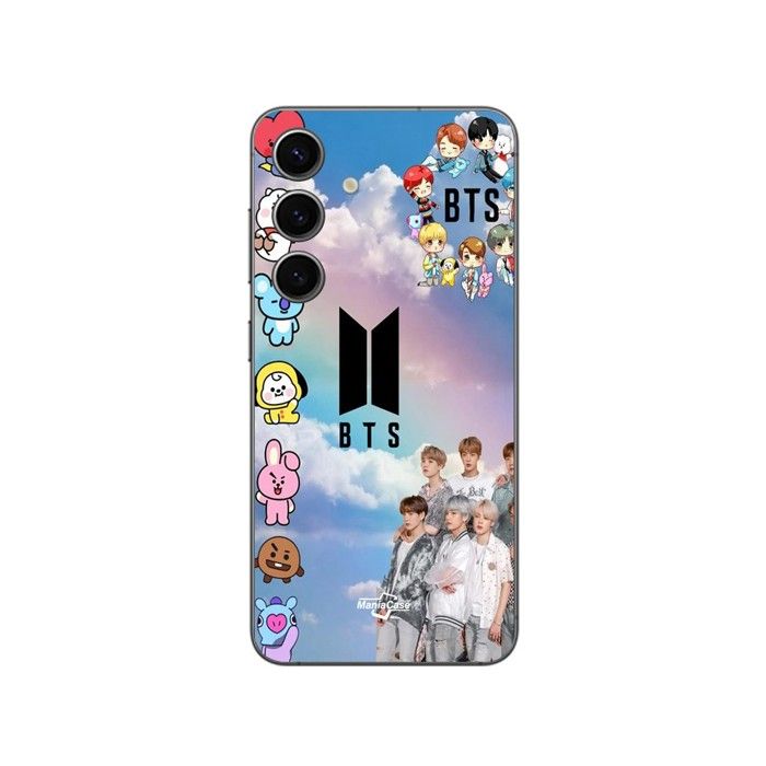 Coque de téléphone - MANIACASE - Samsung Galaxy S24 Plus - Kpop BTS - Silicone TPU - Souple