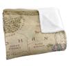 Lord Of The Rings The War Of The Rohirrim Silky Map Supersoft Blanket