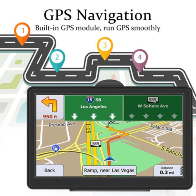 Portable 7 Inch Car GPS Navigation 256M+8GB