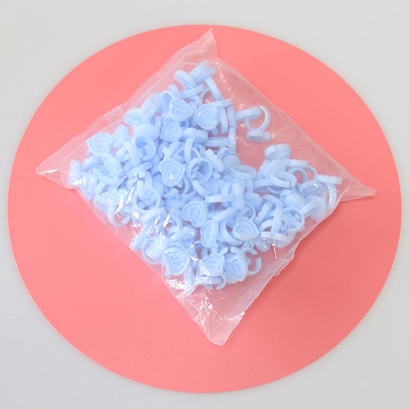 Кольцо-чашка для наращивания ресниц с клеем One-Piece Grafting Eyelash - профессиональный инструмент для наращивания ресниц