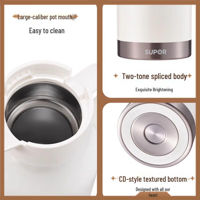 SUPOR Super Heat Retention Large Capacity Insulated Thermos