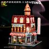 Нетоксичные игрушки Moc Городской Уголок Кофейня Архитектурный Стиль Уличный Пейзаж Микро Строительные Блоки Для Детей Строительные Кирпичики