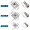 20pcs/bag Quality Stainless Steel European Standard Aluminum Profile Fasteners Reliable Connection Stable Structure Slider Nuts