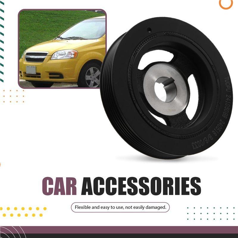 For Aveo 1.5 2024 L2B Buick Kaiyue Sai Euro 3 Lang Kwoz Cruze Crankshaft Pulley Replacement Part Numbers 24105088 24102534