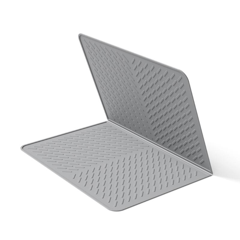 Nonslip Kitchen Surfaces Protectors Mat with Raised Ridges for Cooktop and Countertop Protection 450°F Heat Resistant