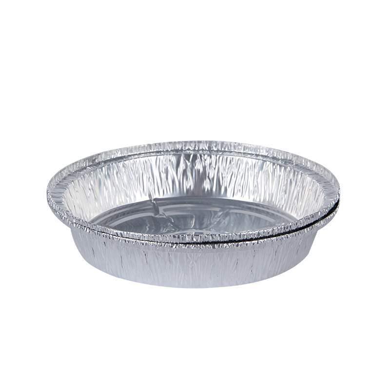 Round Aluminum Foil Pan for Home Use - Air Fryer, BBQ, Baking, and Takeout