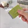 1 шт. Мини-шпатель с защитным чехлом, компактный портативный двухсторонний очиститель для керамической плитки, многофункциональный инструмент для чистки