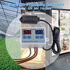 Dual Digital Temperature Humidity Controller Home Fridge Thermostat Humidistat Thermometer