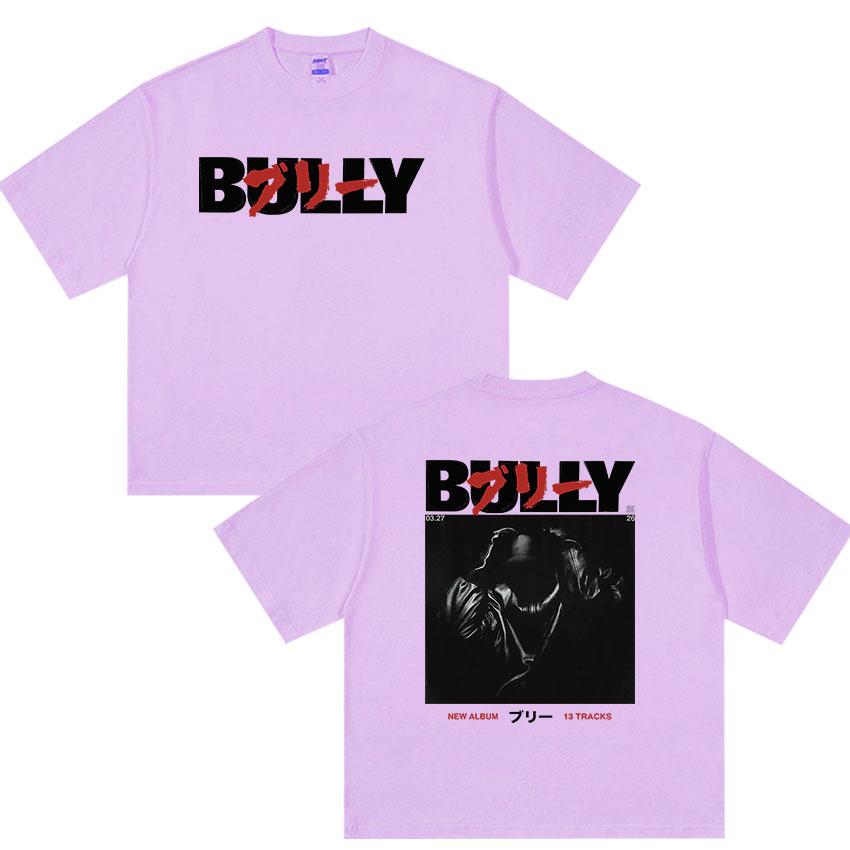 Rapper Kanye West Bully Album 2026 Graphic T Shirt Unisexs Hip Hop Gothic Punk Clothing Tshirts Vintage Oversized Cotton Tshirt