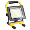 Shineshare LED Floodlight Work Light, 100W, High Capacity, USB Rechargeable, Portable, High Brightness, Daylight Color, RedBlue Flashing, IP65