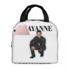 Chayanne Puerto Rican Latin Pop Singer Insulated Lunch Bag for Women Children Portable Food Boxes Thermal Lunch Box Tote