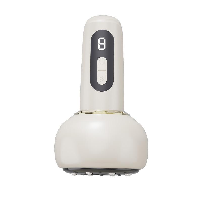 Handheld Electric Lymphatic Drainage Machine Meridian Body Abdominal Massage Brush With Adjustable Guasha Hot Compress