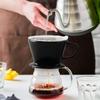 Flat Bottom Pour Over Coffee Filter Reusable Cone Drip Holder Ceramic Coffee Dripper  Office