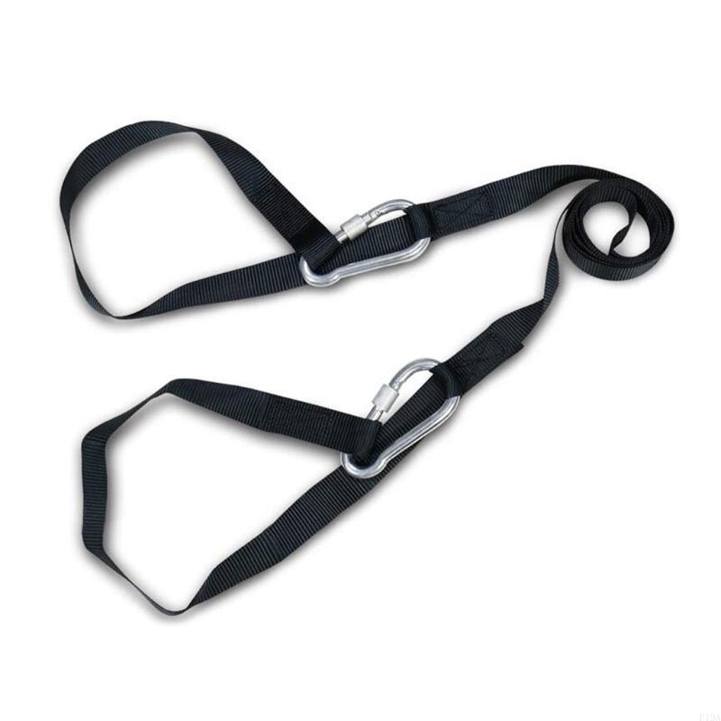 F19A Snowmobile Tow Cable Towing Pull Rope Strap Rope with Hook Emergency Heavy Duty