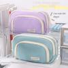 Stationery Storage Pouch Portable Pencil Case Multi-functional School Pencil Storage Bag