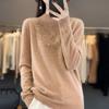 Women S Half Turtleneck Long Sleeve Knit Sweater Casual Top
