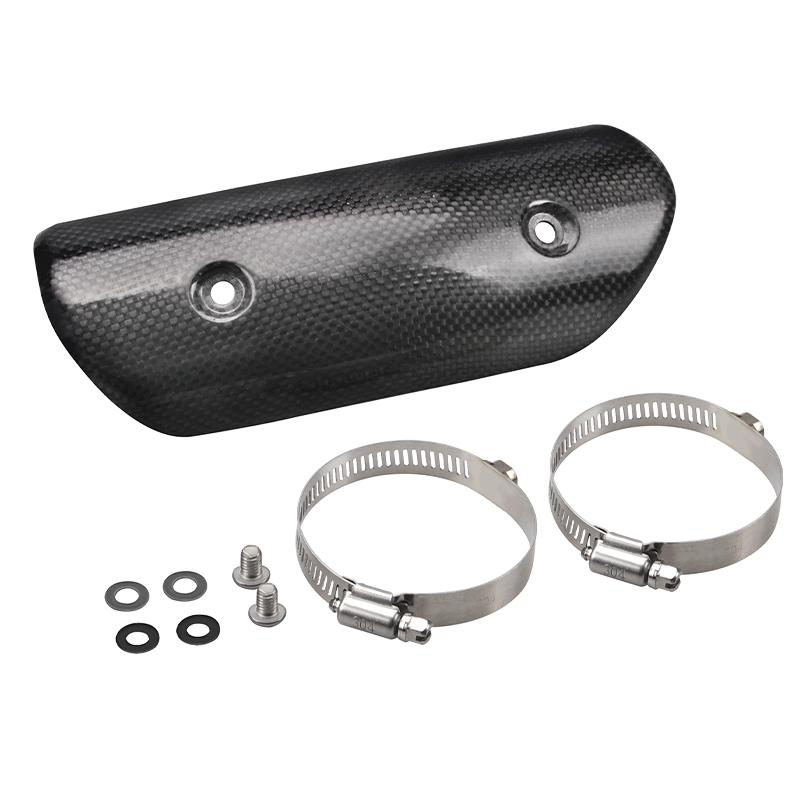 Motorcycle Exhaust Carbon Fiber Protector Heat Shield BMW S1000RR 10-20 Muffler Cover Middle Pipe Connection