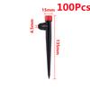 5/20/50/100Pcs 8 Hole Spiked Dripper Flow Adjustable Stream Sprinkler Garden Greenhouse Automatic Watering Irrigation Emitter