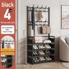 Shoe & Hat Rack: Multi-Layer, Space-Saving, Folding, Simple Dormitory Storage Solution