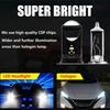 12V 5000K Motorcycle LED Fisheye Light Double Lens 35W Car H4LED Smart Headlights With Fan Double Reflector Drive Light