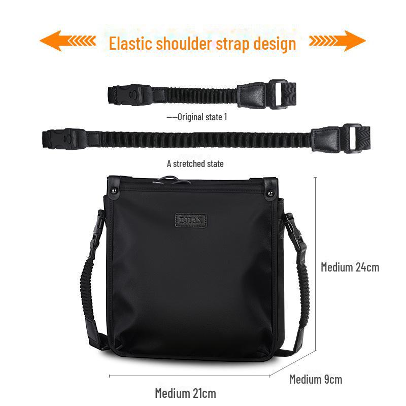 Baojiaxi Мужская водонепроницаемая сумка через плечо из ткани Оксфорд - повседневный рюкзак и сумка-мессенджер 