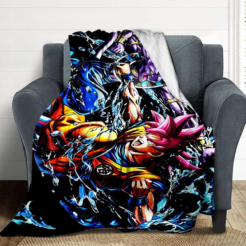 Dragon Ball Flannel Blanket Throw Blanket Soft Warm Sofa Bed Camping home Decor Unique Christmas Gift C9261296