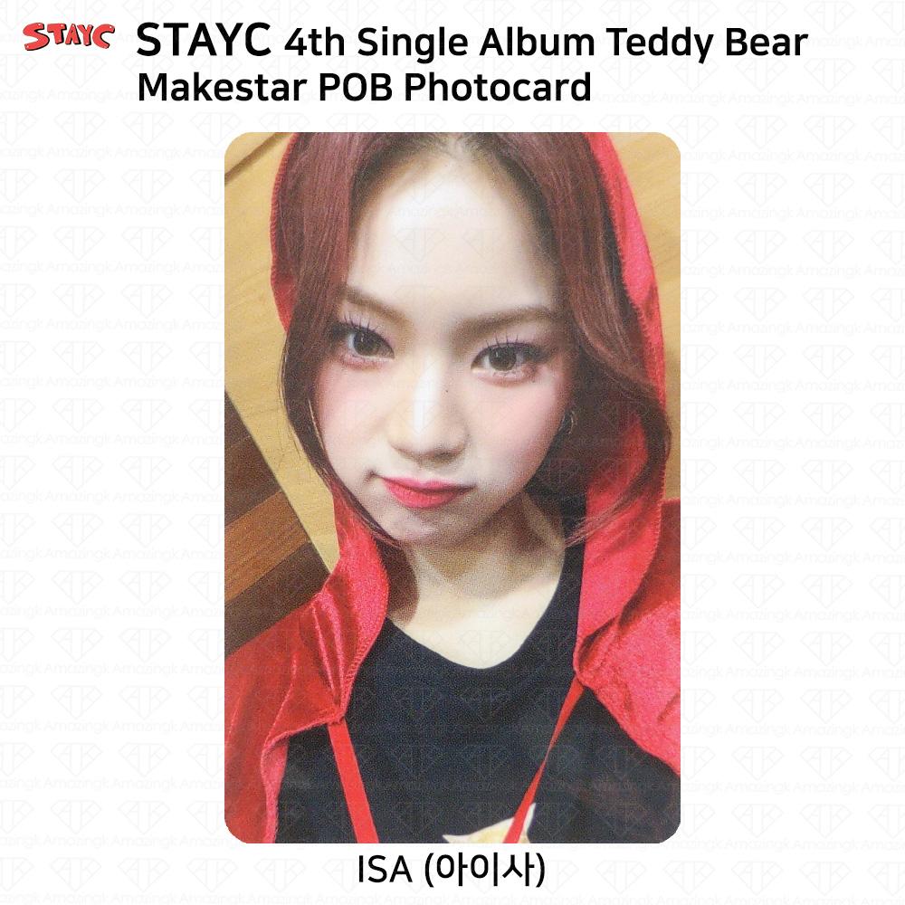 STAYC 4-й сингл-альбом Teddy Bear POB Фотокарточка Everline KT4U MS Weverse Whosfan