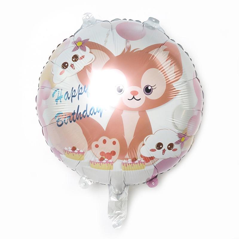 Мультяшная звезда Dailu Balloon Столовая посуда Фиолетовая тематика Девушка День рождения Украшения Цифровые украшения из воздушных шаров