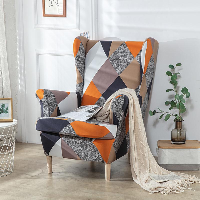 Эластичный цельный чехол на табурет с тигром Американский Scamon Подушка для сиденья Чехол для стула Чехол для дивана Все включено Чехол для кресла с одним крылом