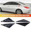 Для Hyundai Sonata 2011 2012 2013 2014 ABS Пластик Заднее Окно Четверть Жалюзи Накладка Боковой Вентиляционный Отвод Автомобильные Клейкие Аксессуары