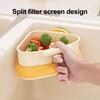 Sink Strainer Basket Food Waste Collector Easy To Install Push-Type Automatic Dump Kitchen Hanging Sink Drain Basket
