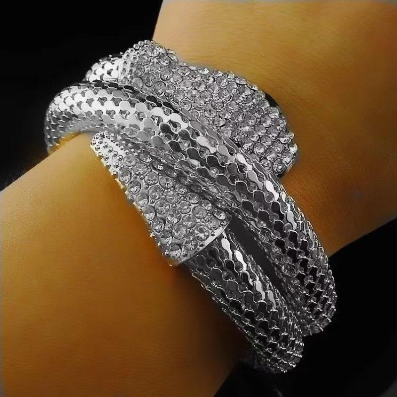 Круглый браслет в виде головы змеи с зелеными глазами, полный циркония, несколько браслетов в форме змеи, высококачественные и изысканные браслеты