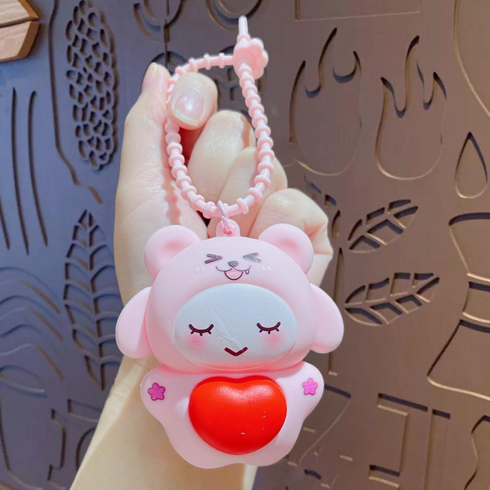Брелок Любовь Животное Брелок Игрушка-антистресс Силиконовый Подвеска Кавайный Мультяшный Подвеска на сумку Подарок на день рождения