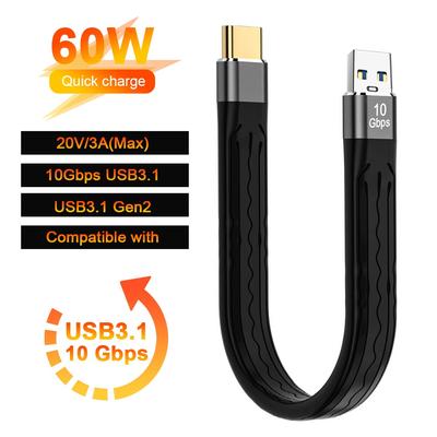 FONKEN Кабель для передачи данных USB 4.0 Gen3 PD 100 Вт, 5 А, кабель для быстрой зарядки с USB C на тип C, кабель Thunderbolt, кабель USB C, 40 Гбит/с, для передачи данных