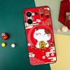 Китайский милый счастливый кот Чехол Для Xiaomi Redmi Note 14 13 12 11 15 Pro Plus Redmi 15 13 10 10C 12C 13C 14C 15C Funda