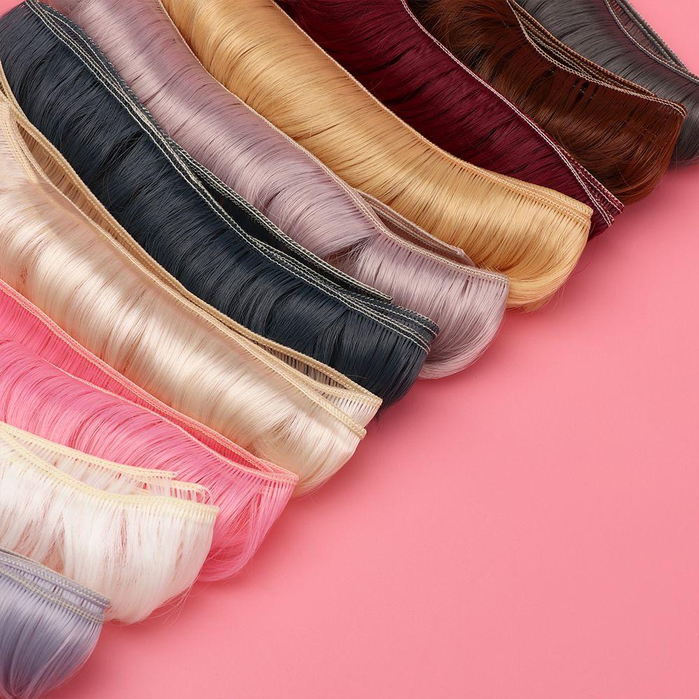 5CM Kids Gifts Accessories 1/6 1/4 1/3 Short Curly Wigs Toy Toupee Doll Fringe Hair Mini Tresses