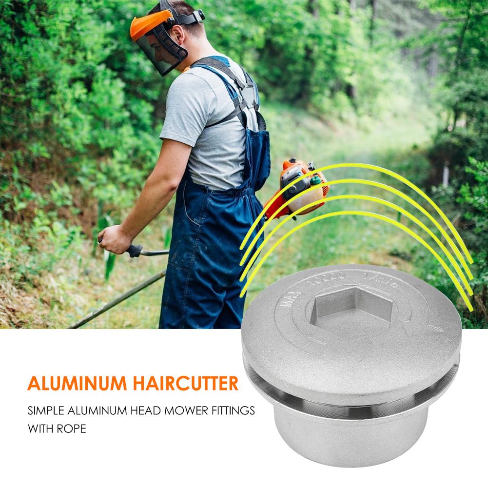 Универсальная головка триммера, алюминиевая леска, сменные части для головки триммера с 4 лесками для газонокосилки для разных моделей триммеров для травы